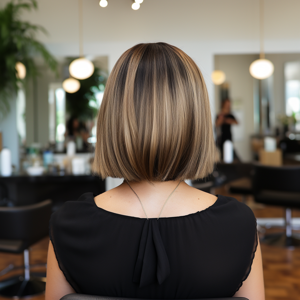 Inverted Bob Haircut Back View