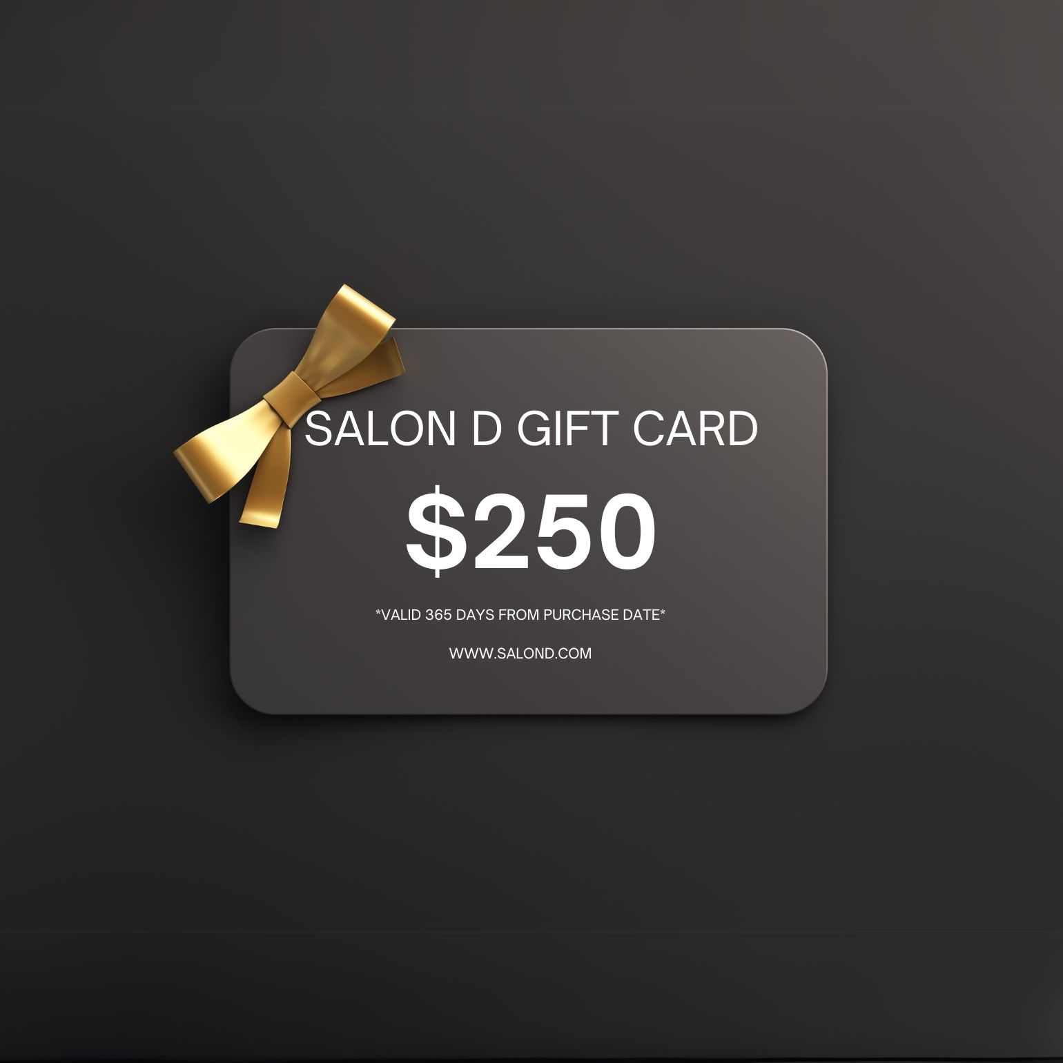 Salon D Gift Card $250 | Salon D | Dallas TX