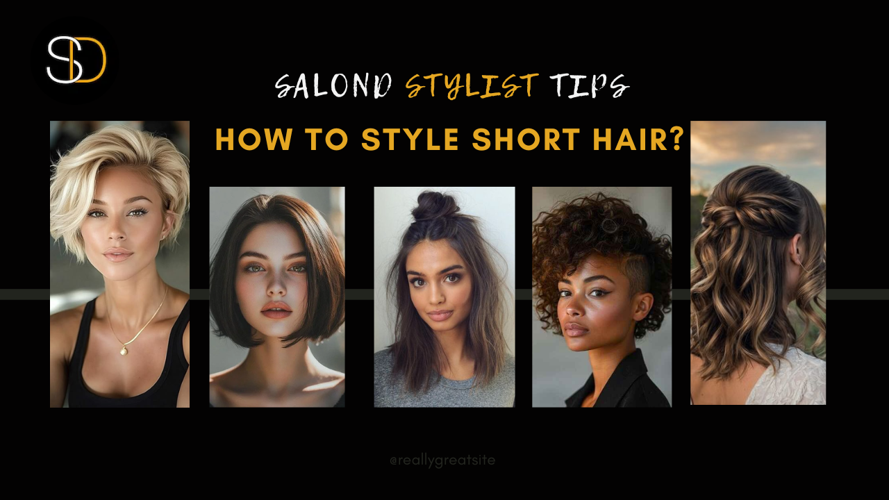 short hair styling methods