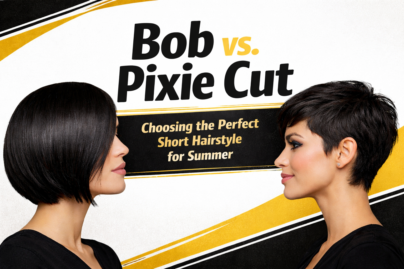 Bob vs. Pixie hair Cut styles