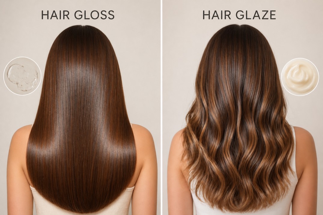 Hair Gloss vs. Hair Glaze:
